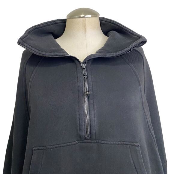 Lululemon Oversized Scuba Funnel Neck Half Zip Cropped Hoodie - Picture 6 of 16